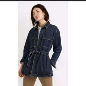 Madewell Indigo Belted Jean Jacket